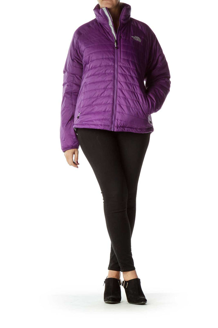 Purple PrimaLoft Padded Coat