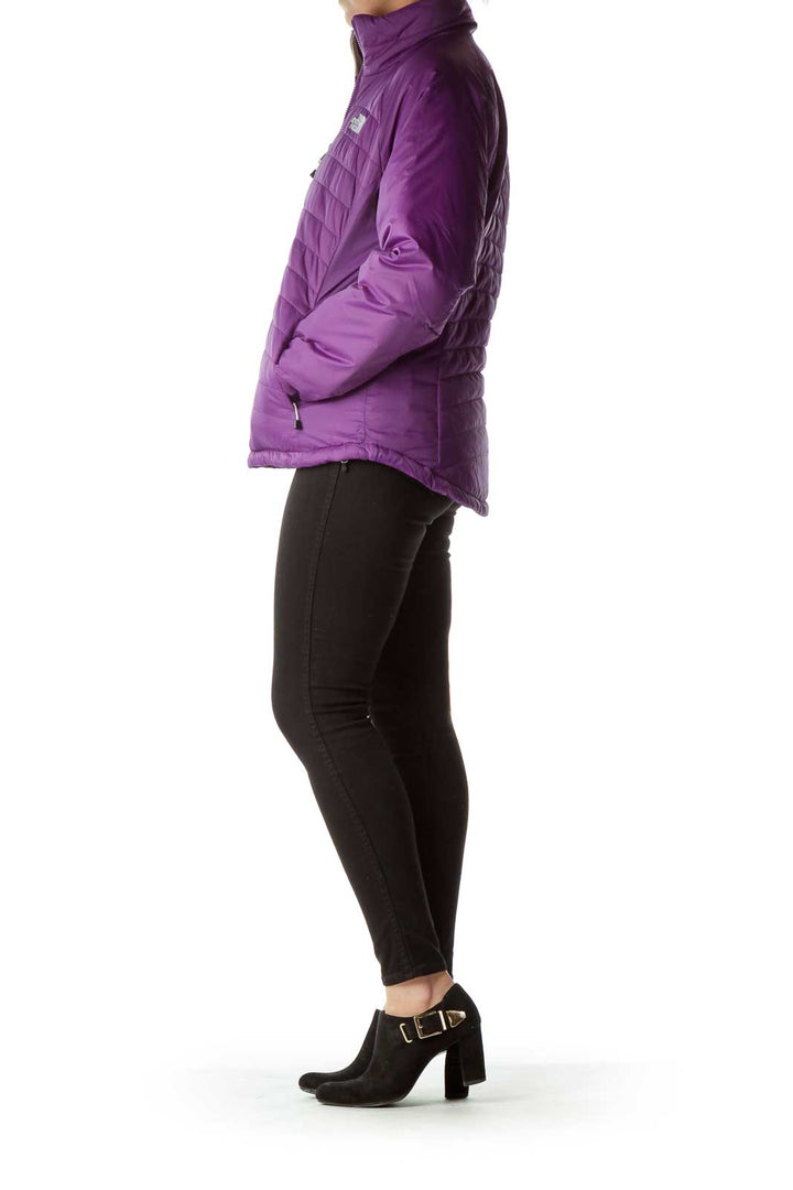 Purple PrimaLoft Padded Coat