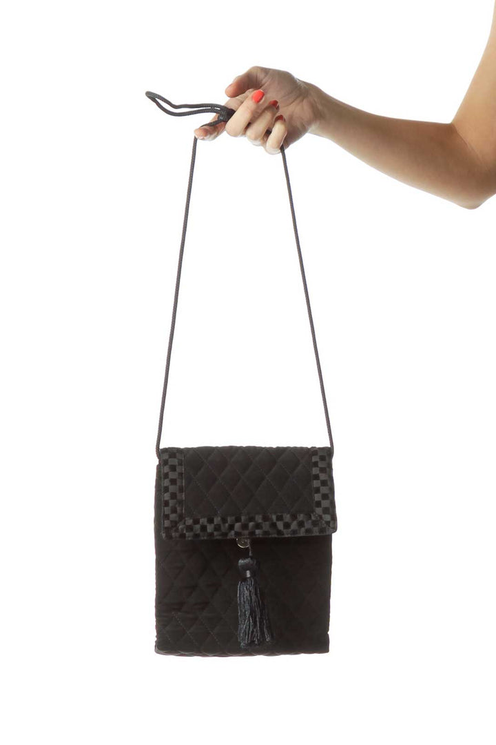 Black Quilted Mini Shoulder Bag