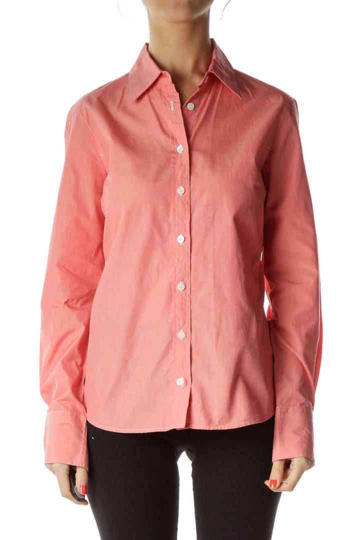 Pink Button-up Shirt