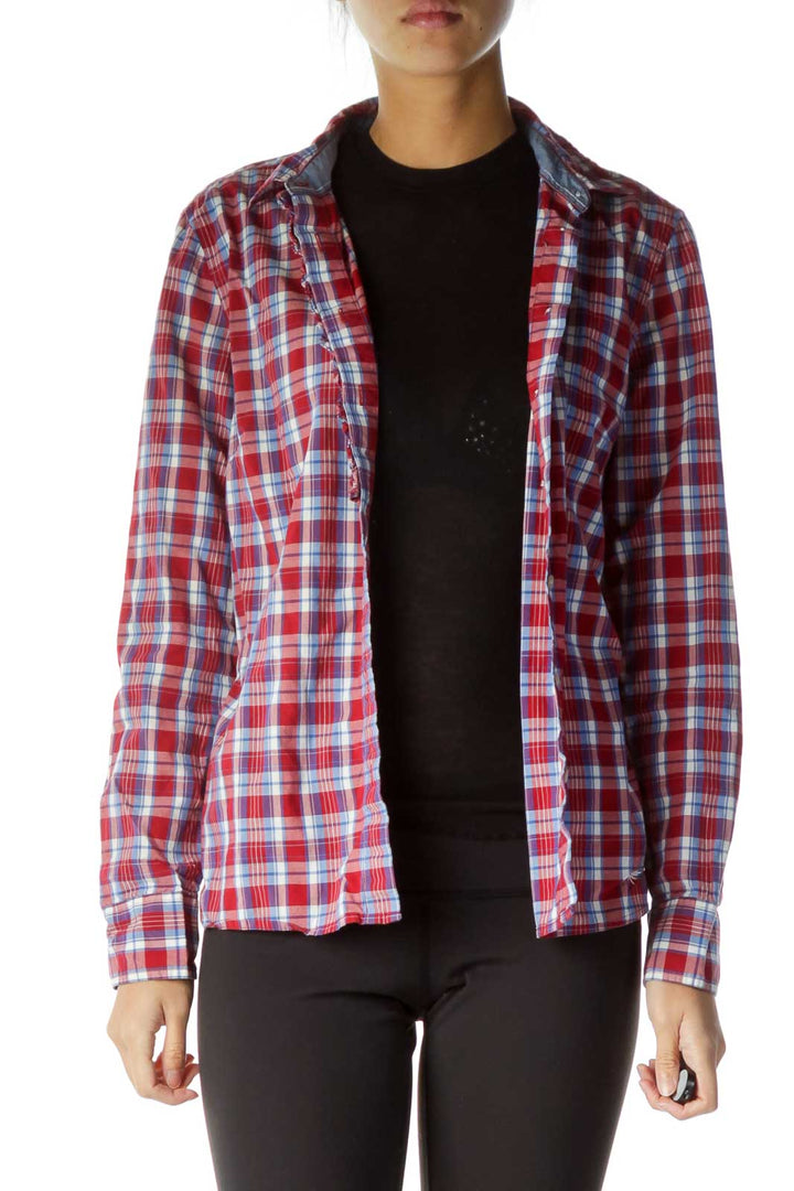 Red White Checked Shirt