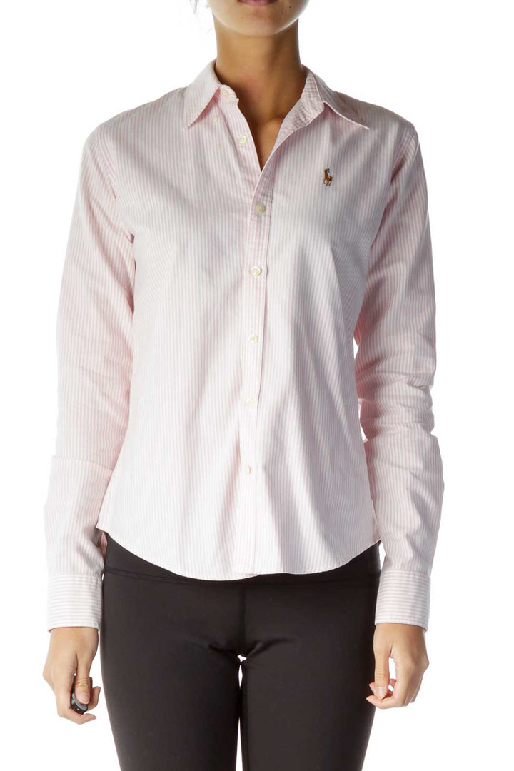 Pink Pinstripe Shirt