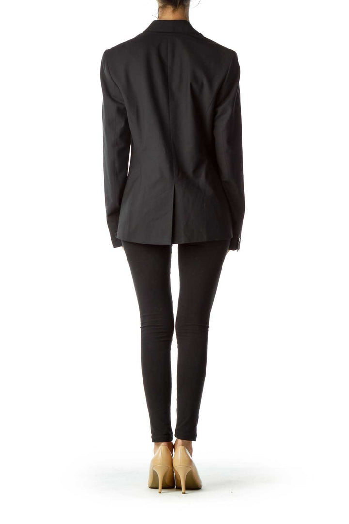 Black Buttoned Blazer