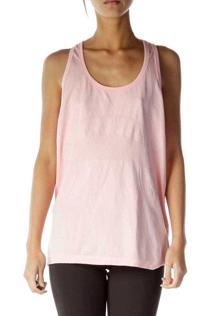 Pink Racerback Tank Top