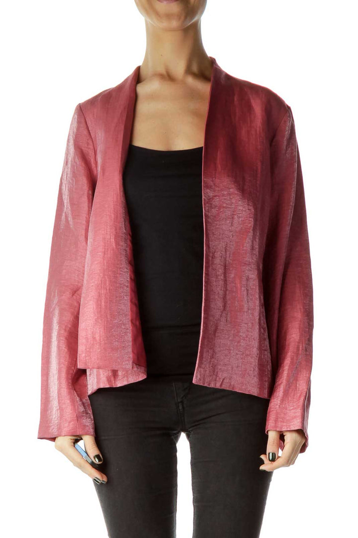 Pink Shiny Blazer