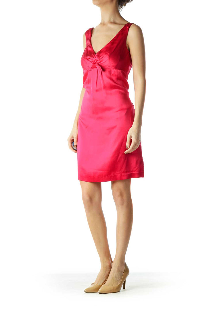 Pink Silk Cocktail Dress