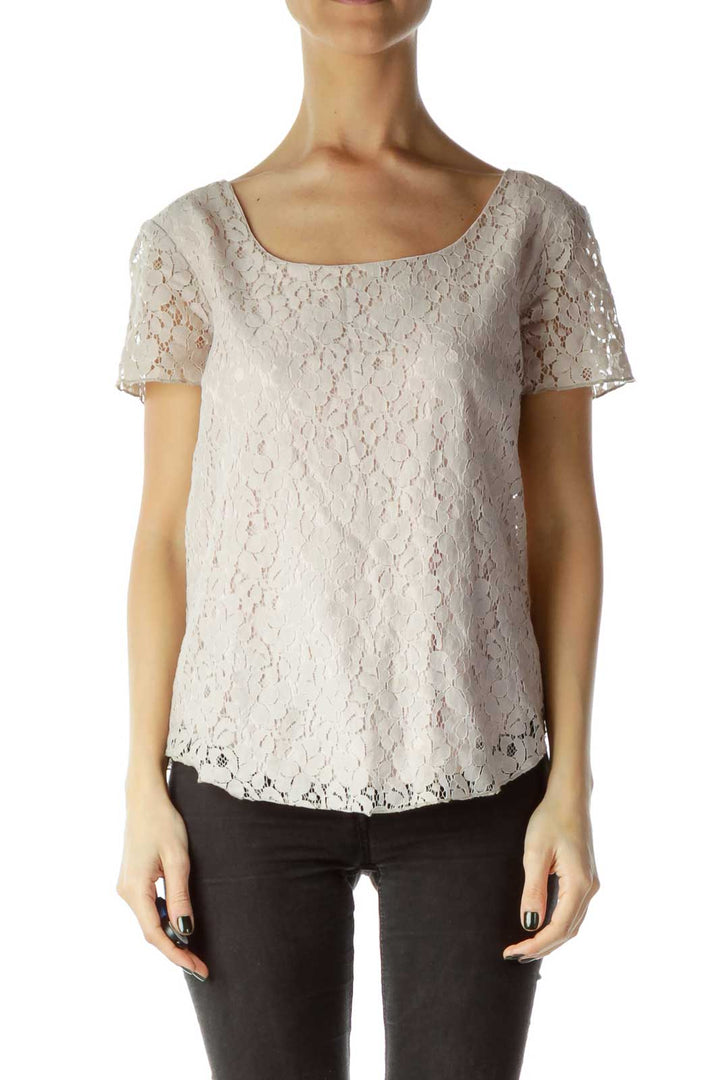 Pink Lace T-Shirt