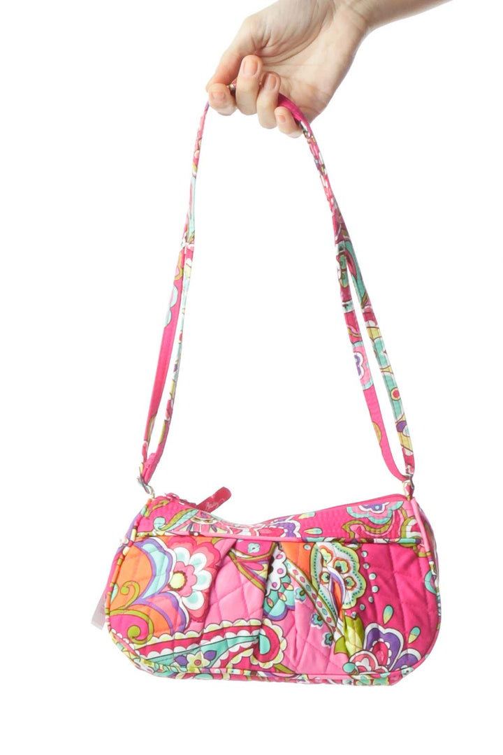 Pink Paisley Mini Shoulder Bag