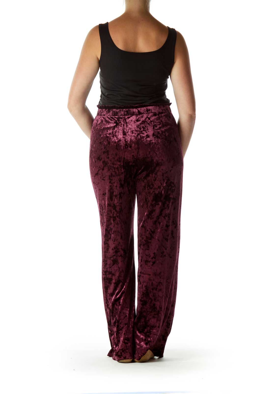 Red Velvet Pants