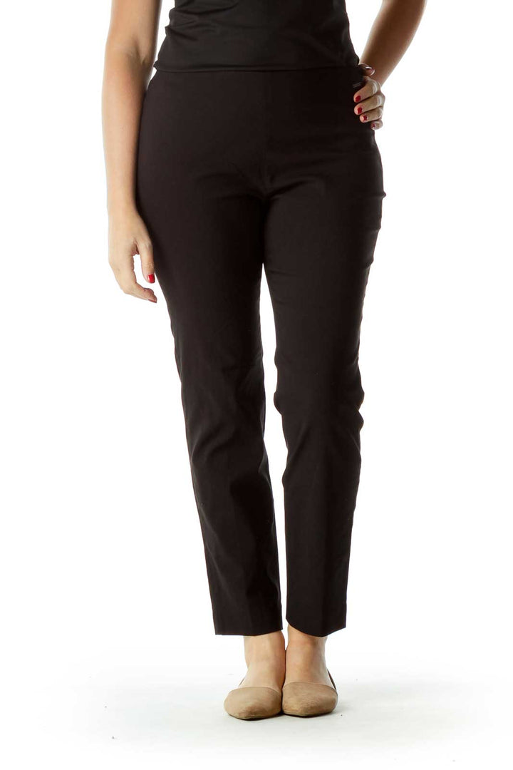 Black Straight Leg Pant