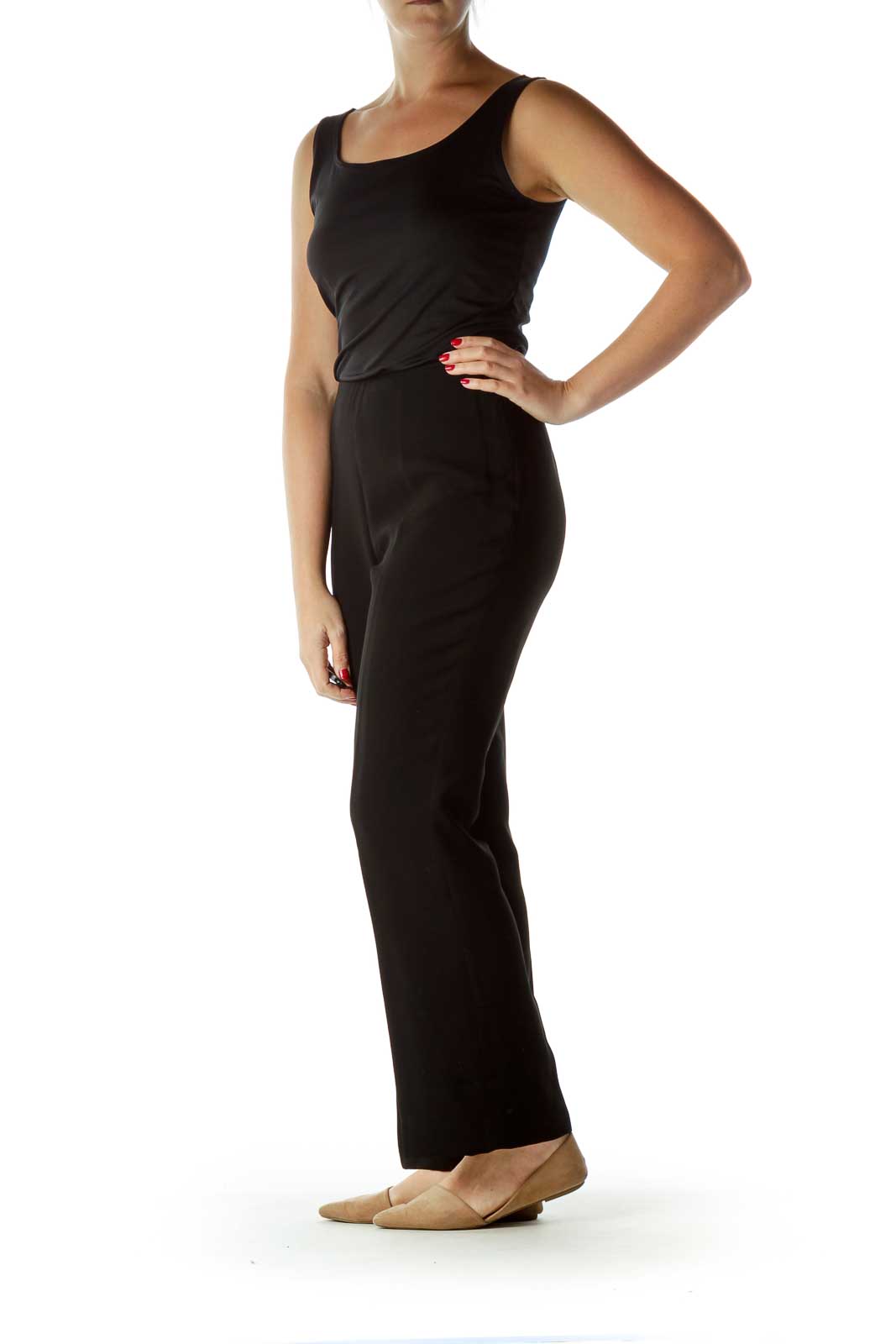 Black High-Waisted Pants