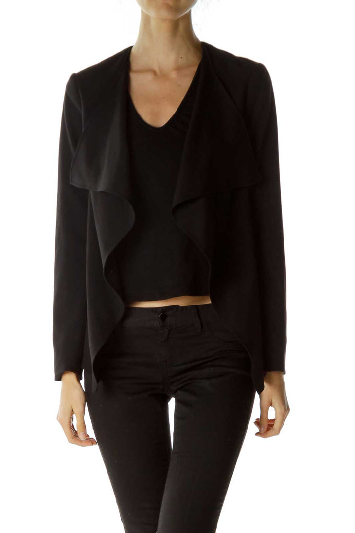 Black Waterfall Blazer