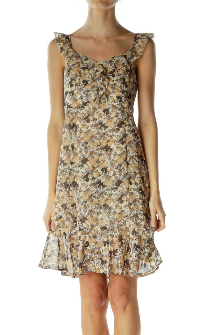 Ruffled Empire Waist Dress