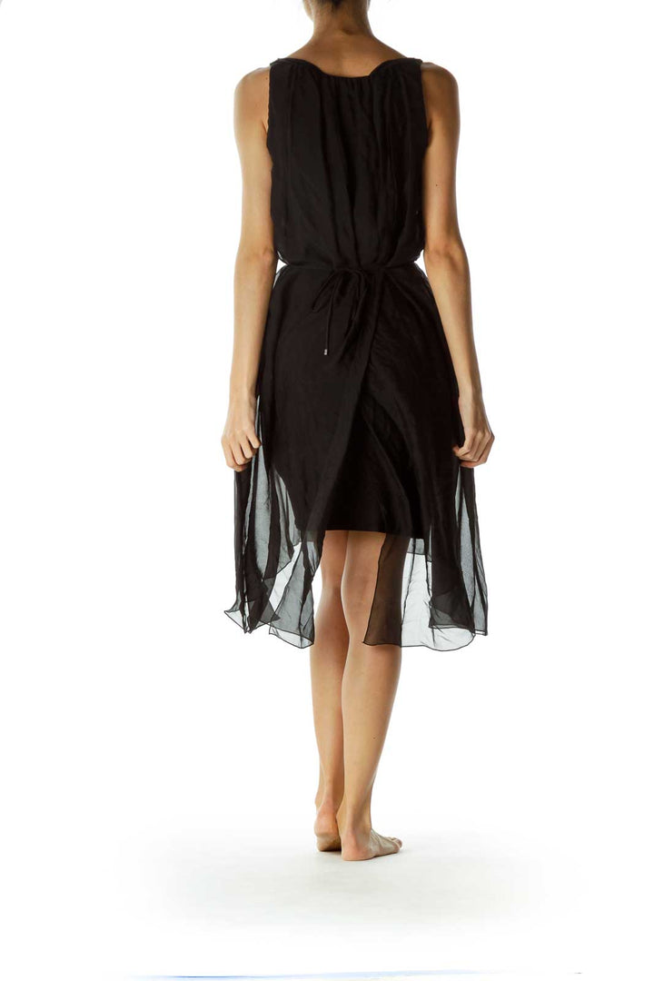 Black Silk Tent Dress