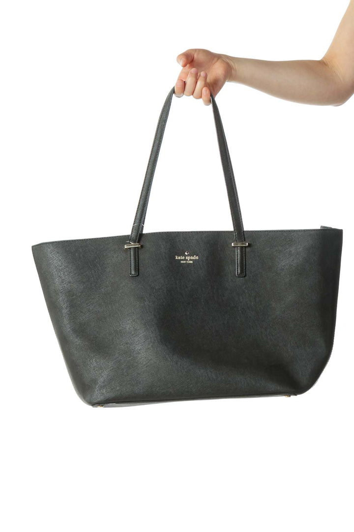 Black Leather Tote