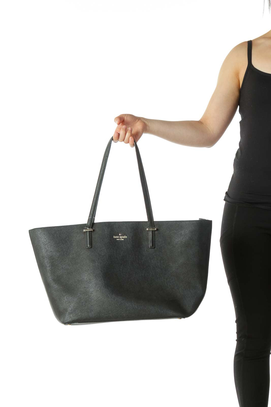 Black Leather Tote