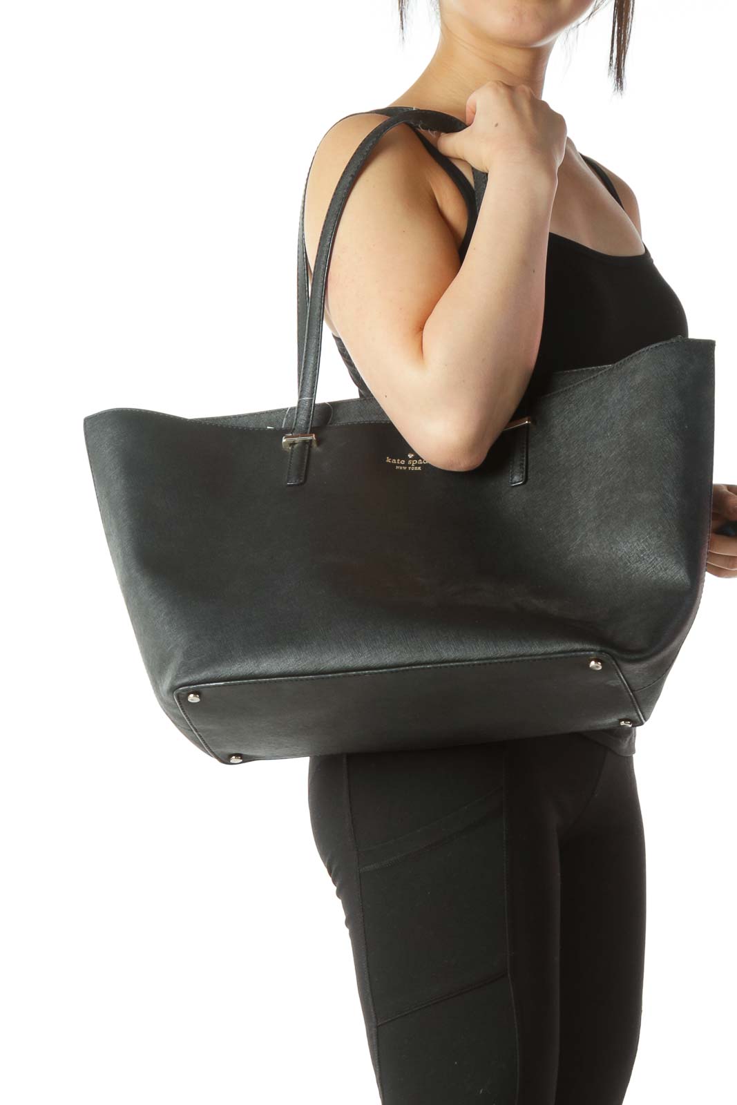 Black Leather Tote