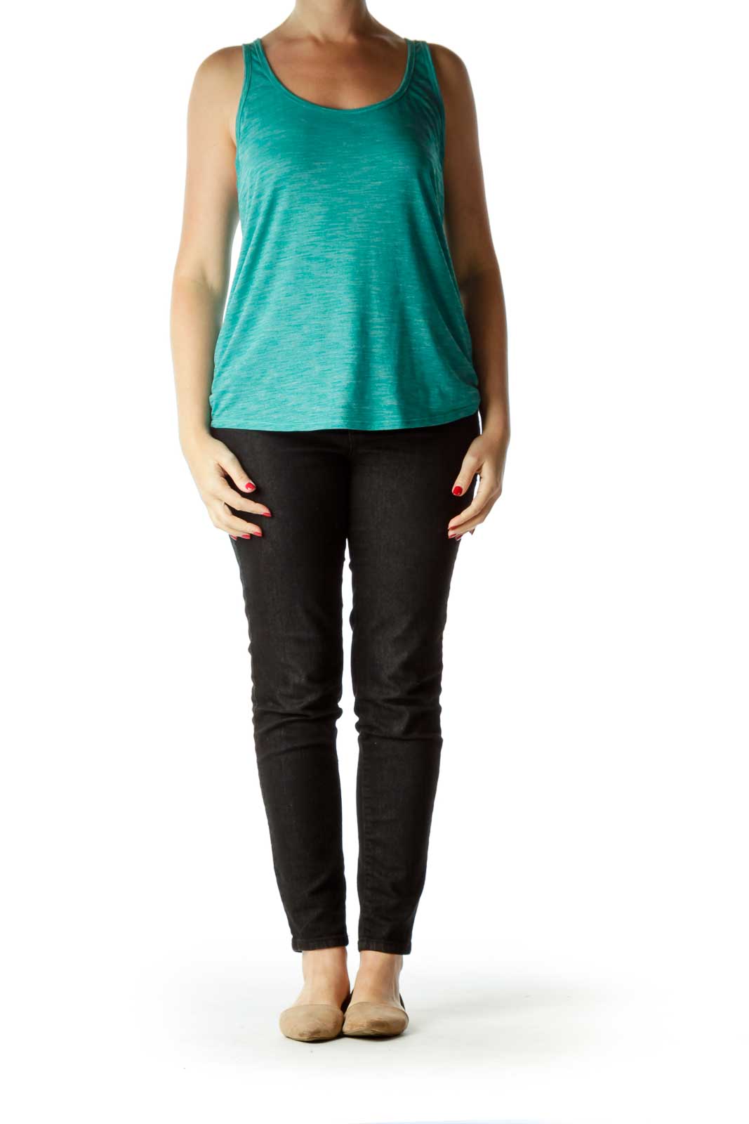 Green Racerback Tank Top