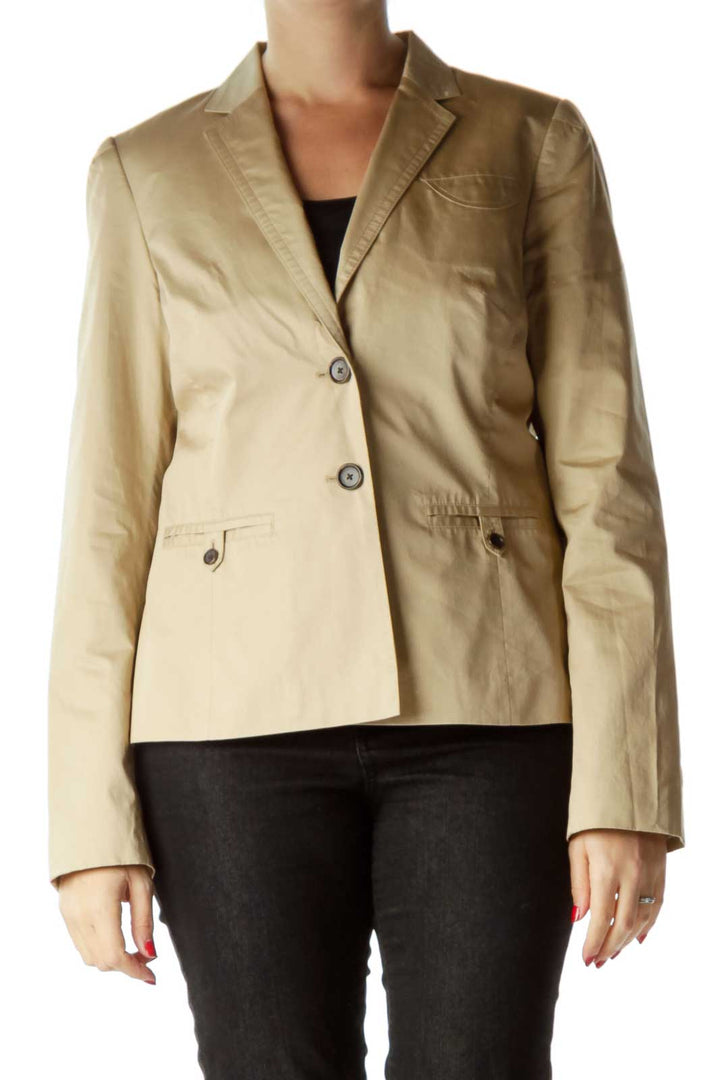 Beige Khaki Jacket