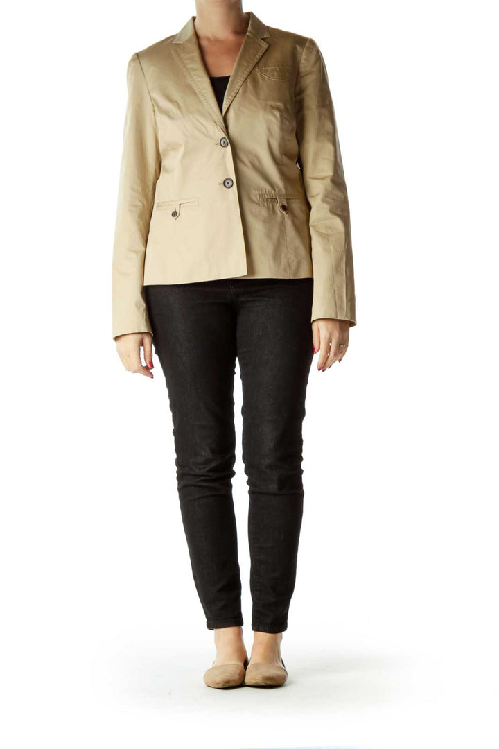 Beige Khaki Jacket