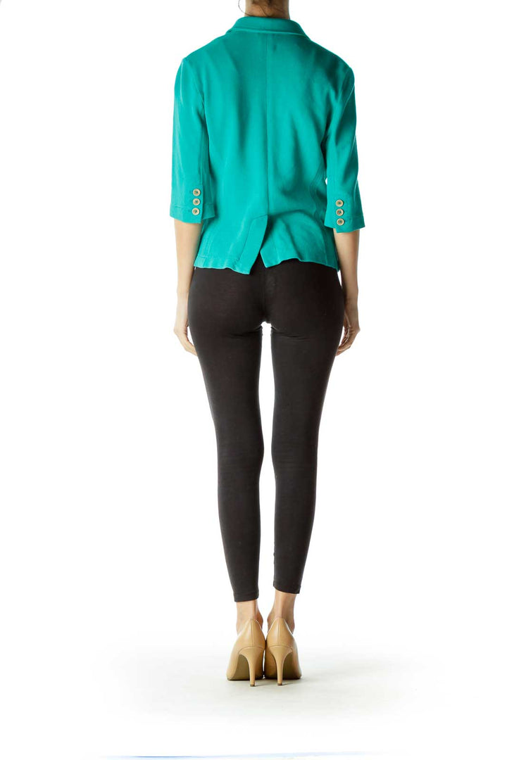 Green Cropped Jacket