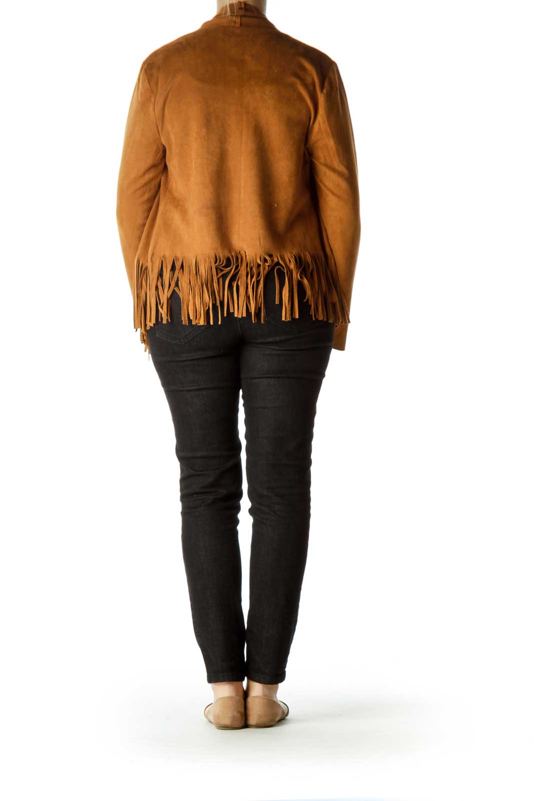 Brown Blazer with Fringe