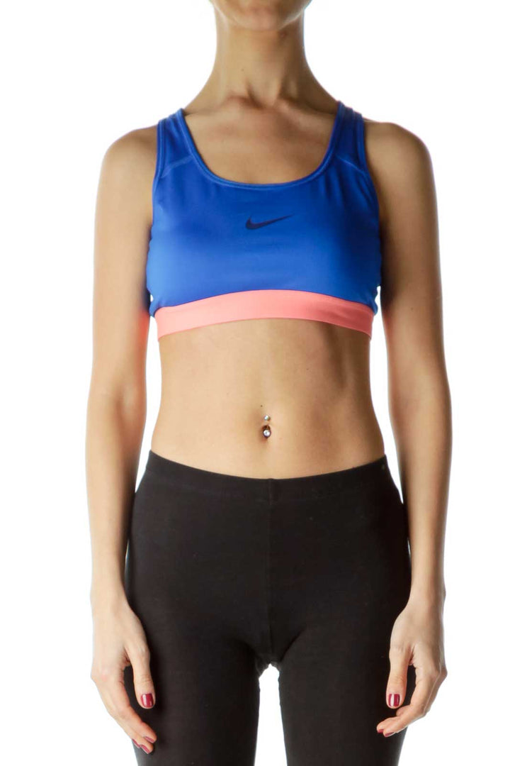 Blue Sports Bra