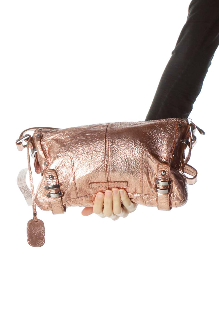 Pink Metallic Shoulder Bag