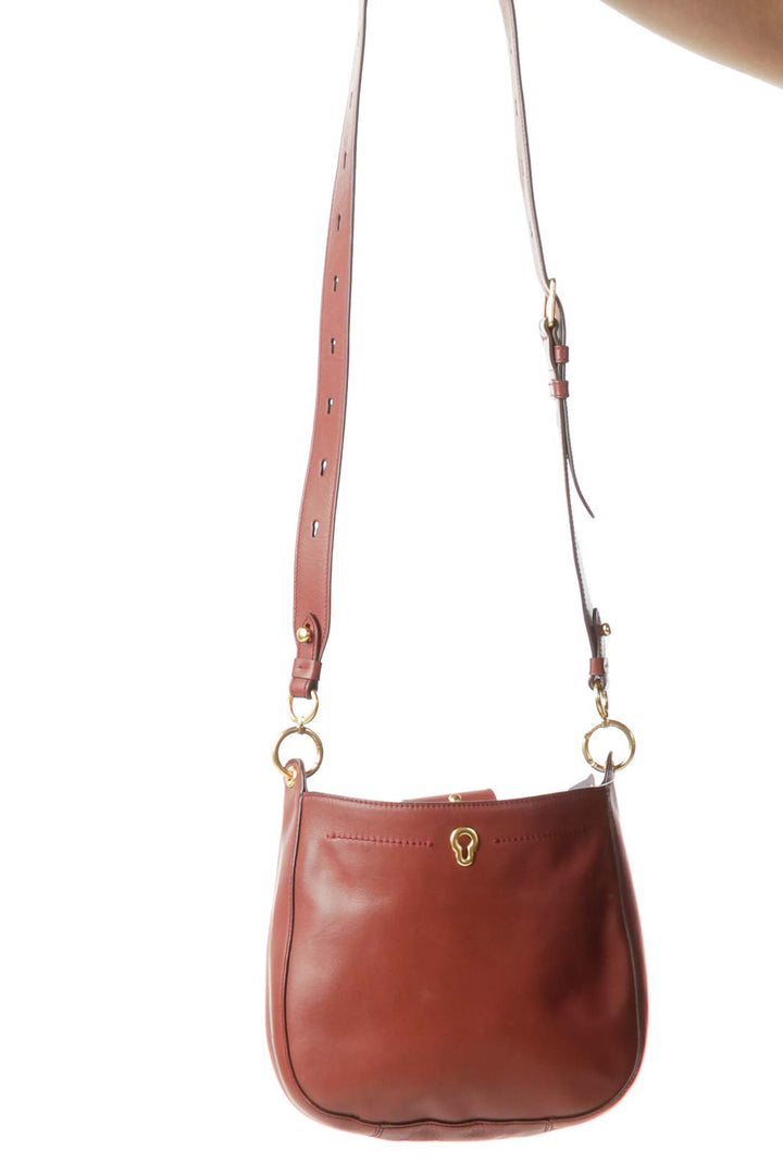 Brown Leather Crossbody Bag