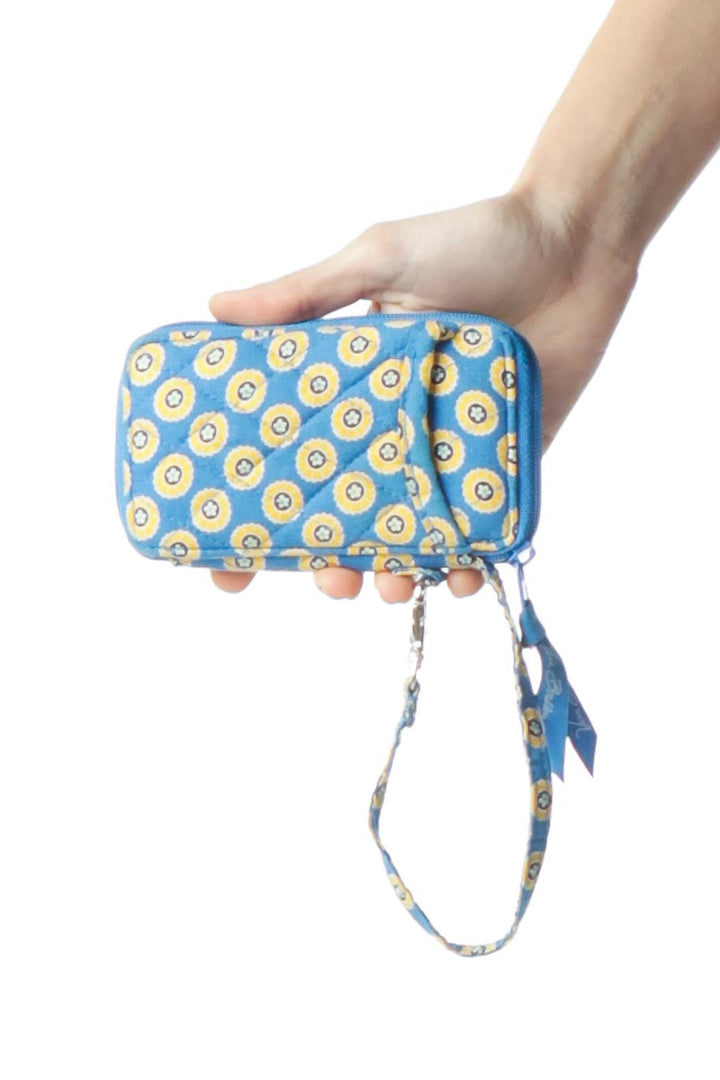 Blue Yellow Print Wallet