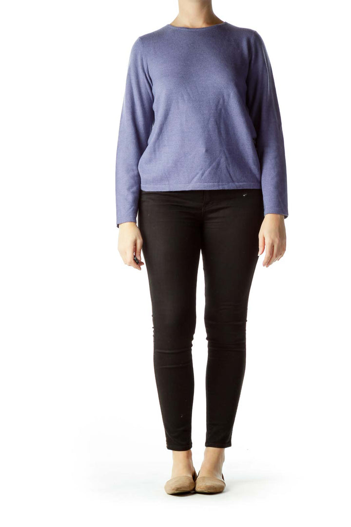 Purple 100% Pure Italian Wool Sweater