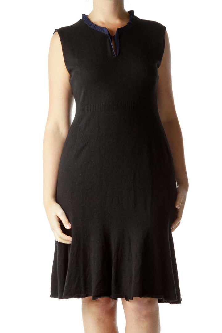 Black Cashmere Sweater Dress