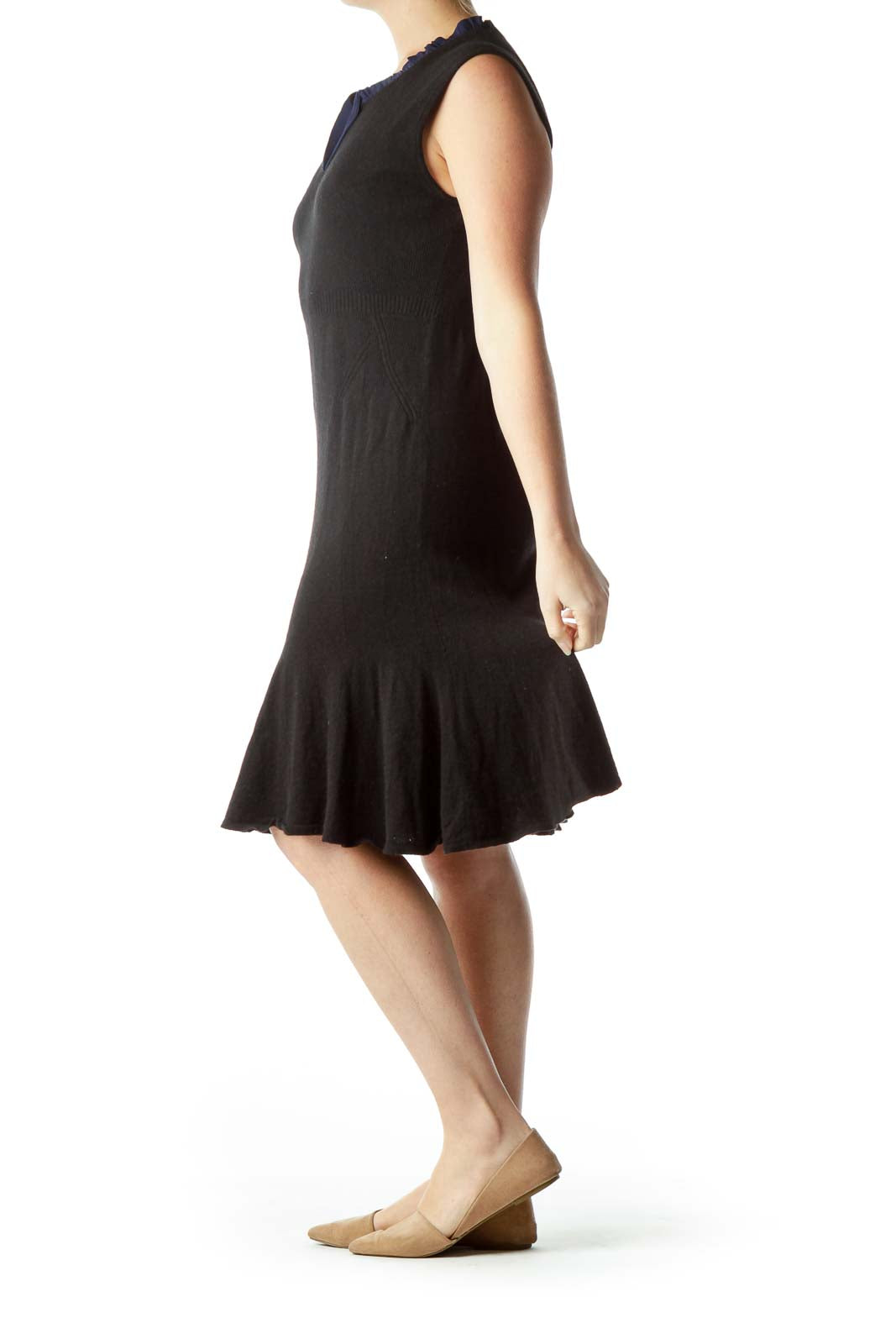 Black Cashmere Sweater Dress