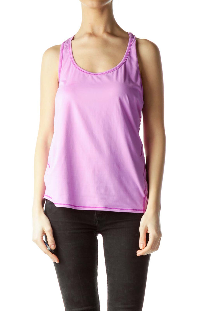 Purple Racerback Yoga Top