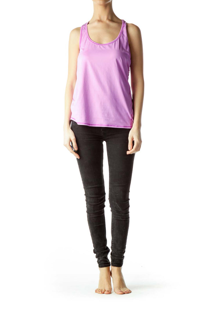 Purple Racerback Yoga Top