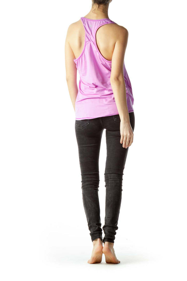 Purple Racerback Yoga Top