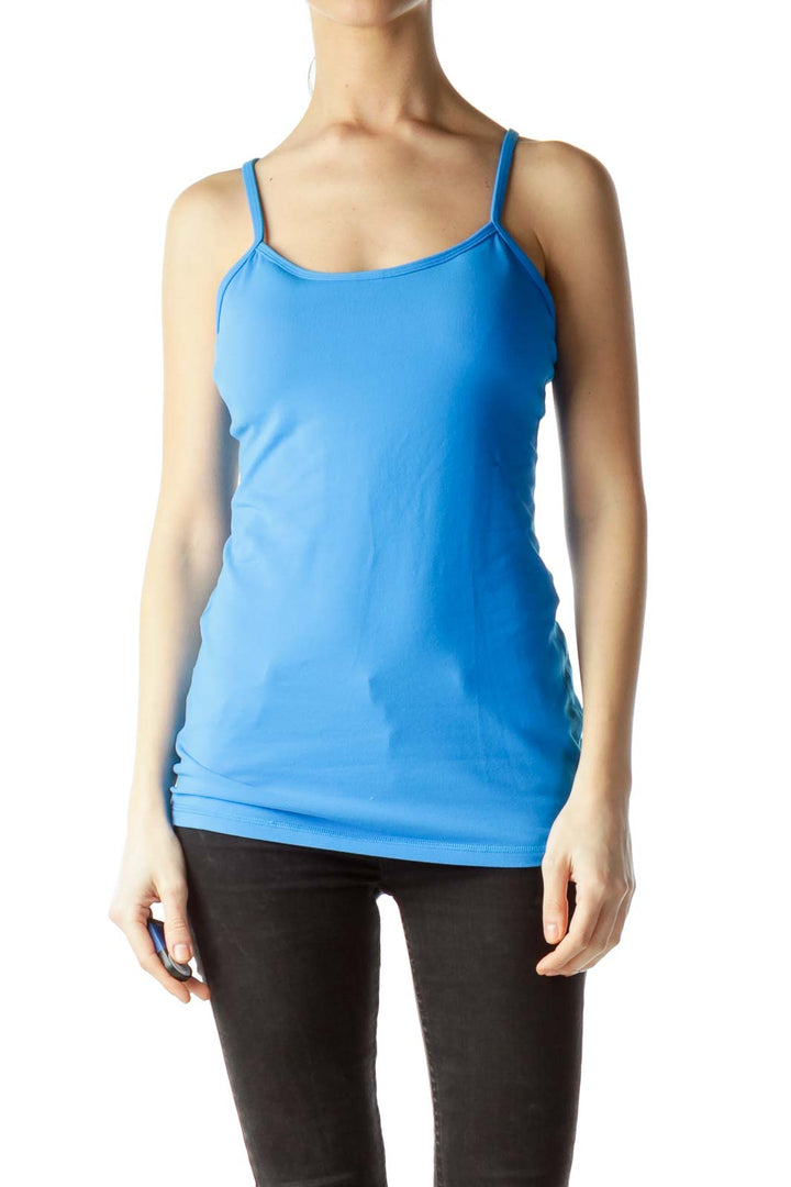 Blue Racerback Sports Top