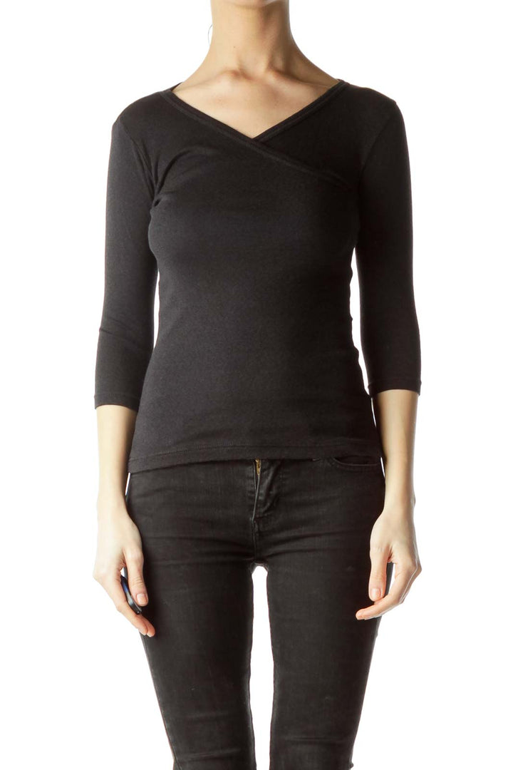 Black Long Sleeve Top