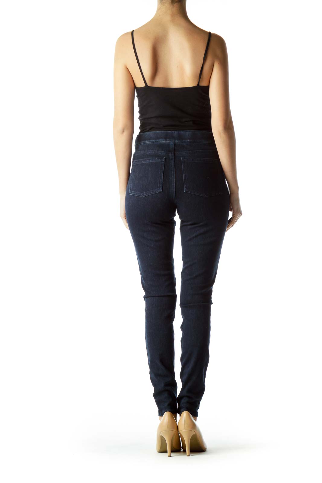 Dark Blue Denim Jeggings