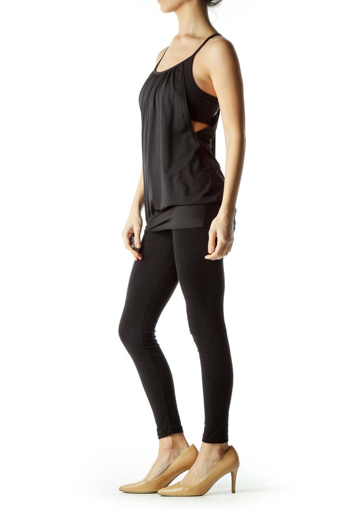 Black Racerback Sports Top