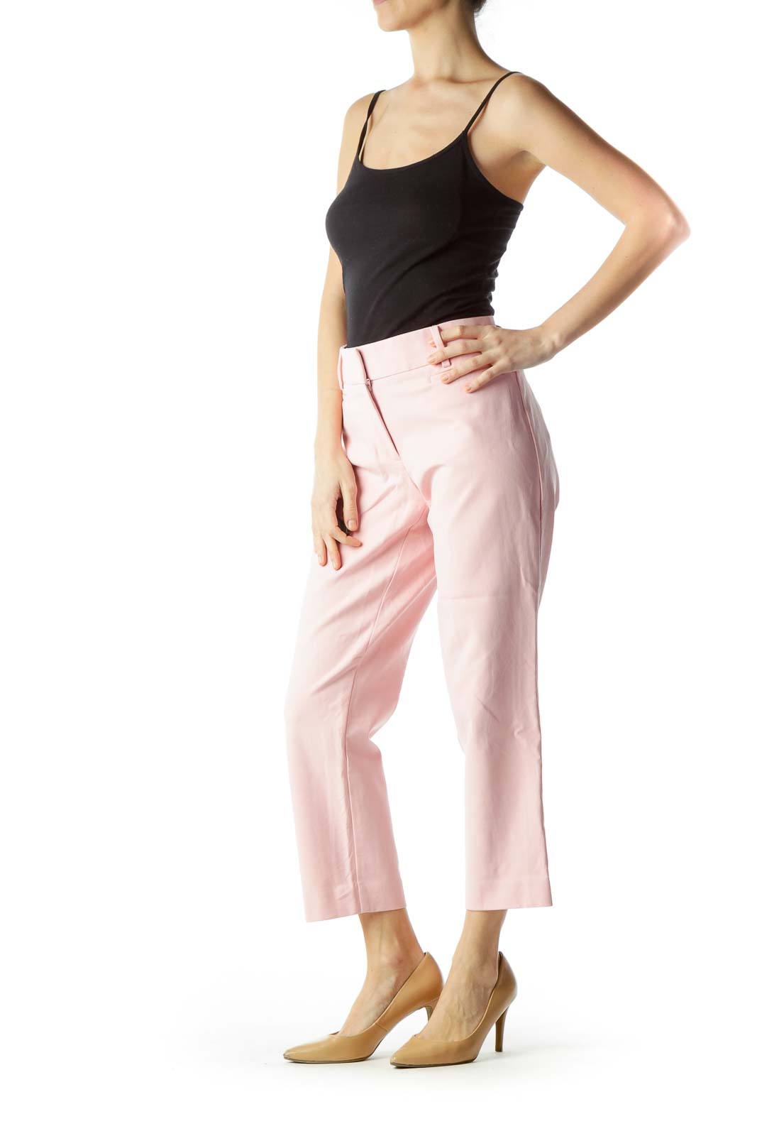 Pink 7/8 Cropped Pants