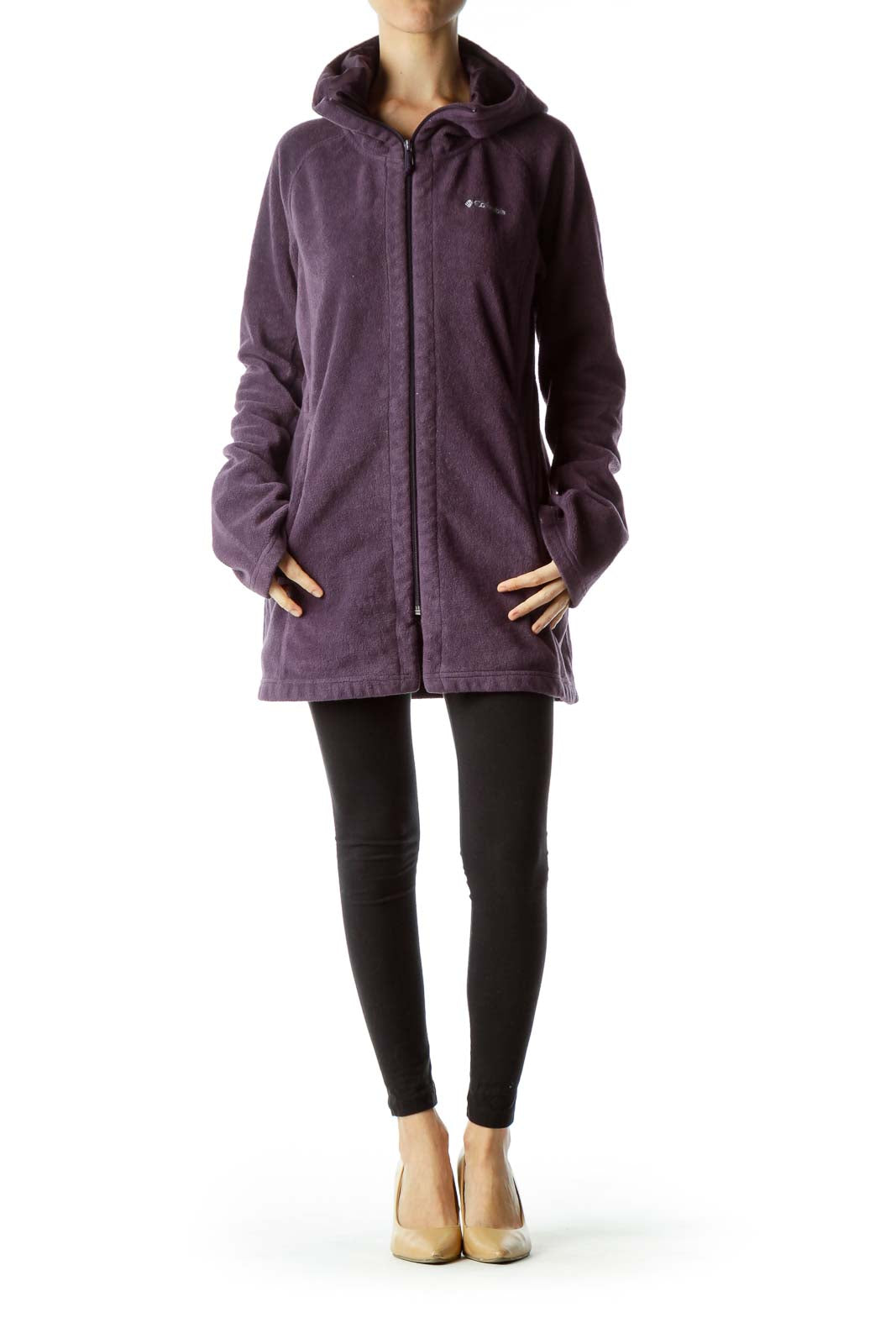 Purple Hooded Fleece