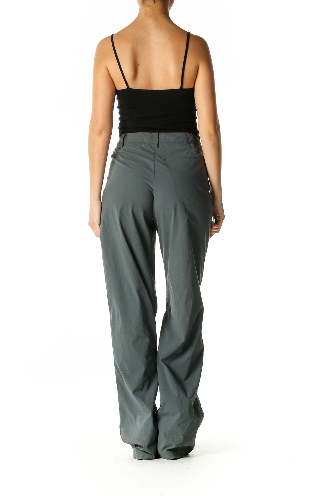 Gray Stretch Straight Leg Outdoor Pants