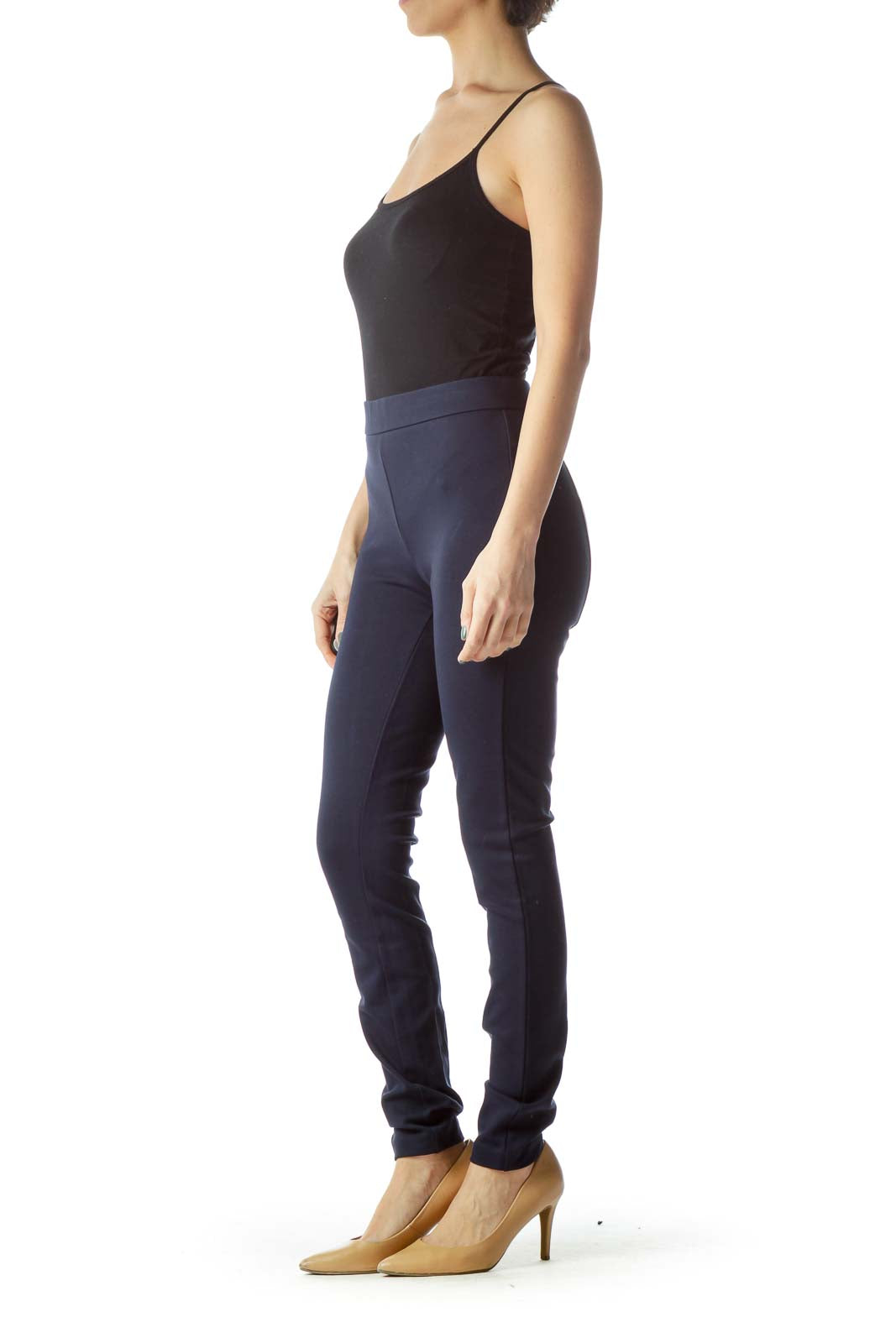 Navy Tall Work Legging