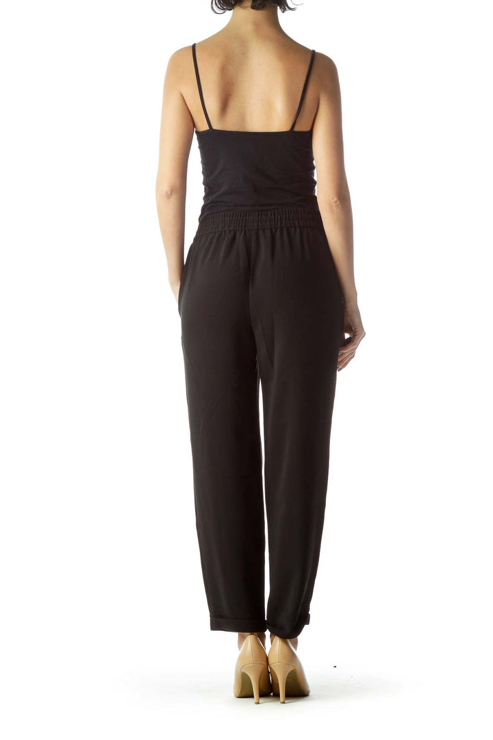 Black Soft Straight Leg Pant