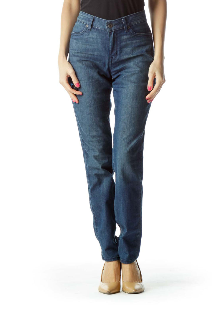 Blue Medium Wash Skinny Jean