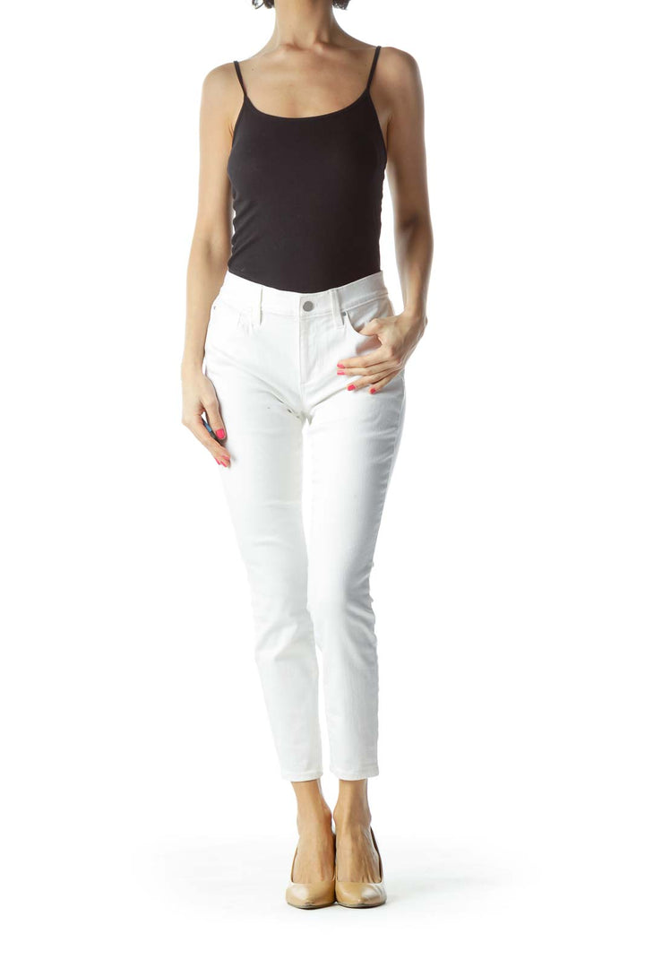 White Denim Skinny Jeans