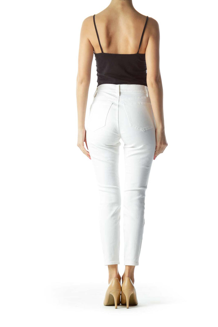 White Denim Skinny Jeans