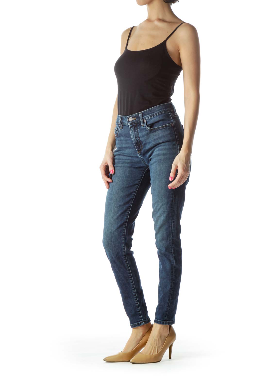 Blue Denim Skinny Jeans