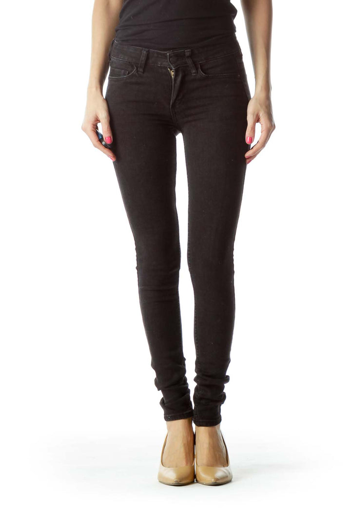 Black Denim Skinny Jeans